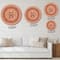 Designart 'Double Happiness Asian Decoration Modern Wall Clock